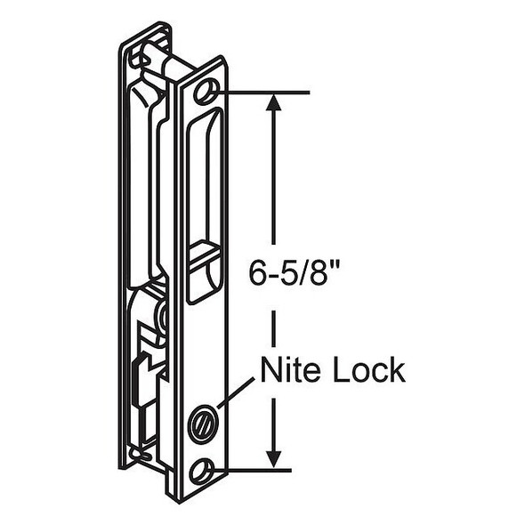 Manufacturer Varies Door Handle,7-21/64" L x 1-1/8" H 13-140