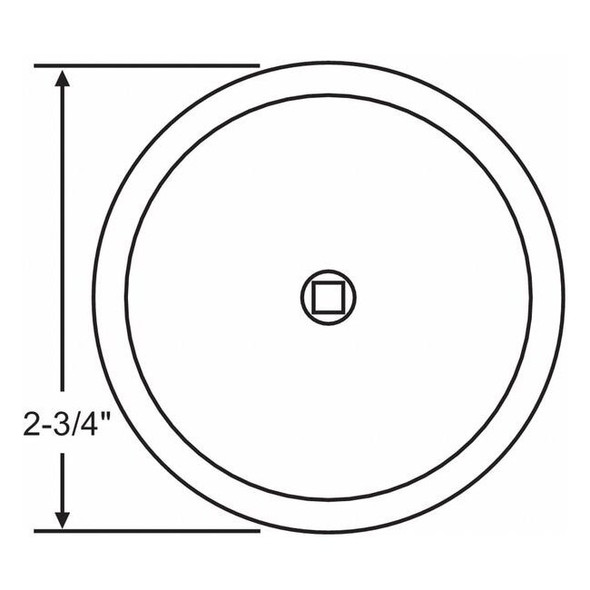Manufacturer Varies Back Plate,For Cabinet Knobs,5/16" H 900-10221C
