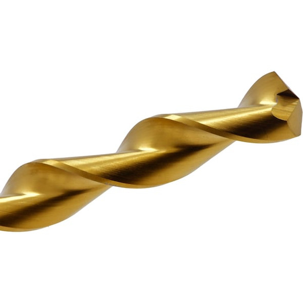 135 Degree Deep Hole Parabolic Jobber Length Drill Chicago-Latrobe 150DH-TN TiN HSS RHS/RHC Let-U