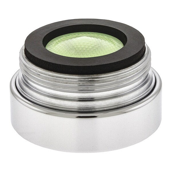 Neoperl 0.5 gpm Outlet, 15/16 in - 27 Thread Size, Chrome, Brass 5502305