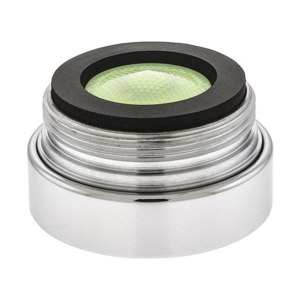 Neoperl 0.5 gpm Outlet, 15/16 in - 27 Thread Size, Chrome, Brass 5502305