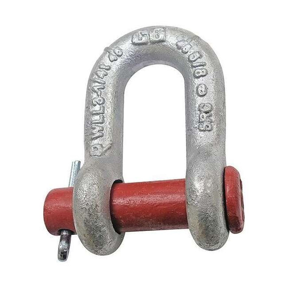 Crosby D-Shackle,3,000 lb Load Cap,Carbon Steel G-215