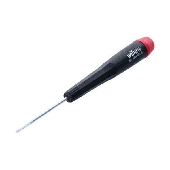 Wiha Prec. Screwdriver, Slotted, 1.5mm x 1-5-8 26015