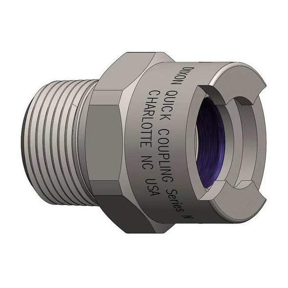 Dixon Female to Bowes Coupler,(M)NPT,1/2,Steel 4NM4
