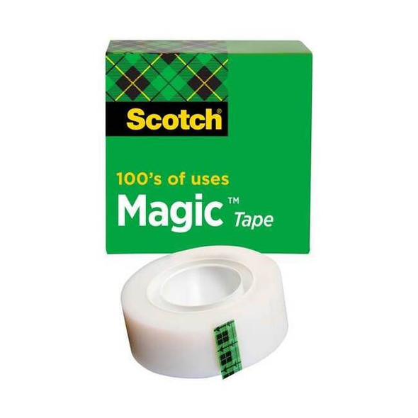 3m Office Tape,Transparent,3/4 In x 36 yd. 810