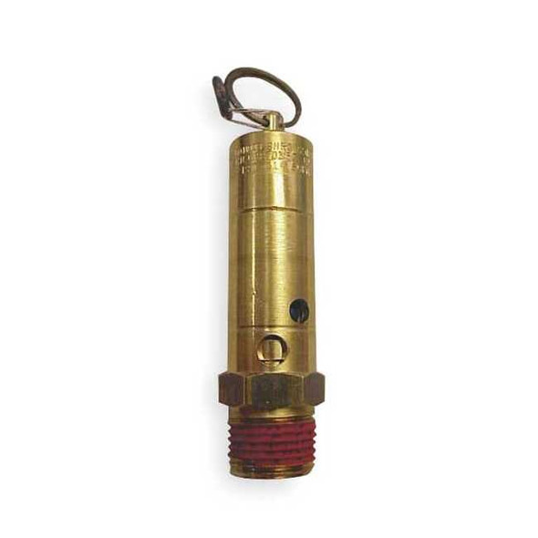 Air Safety Valve, 1/2 In Inlet, 150 psi, Max. Temp. (F): 400 Degrees F