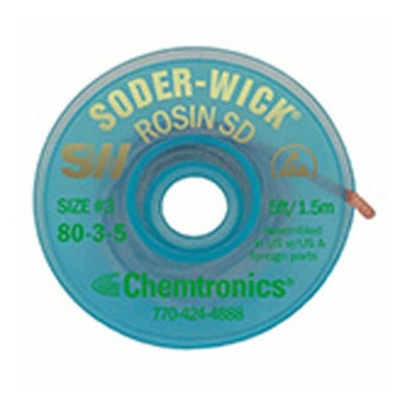 Chemtronics Braid,Desoldering,No 3 80-3-5