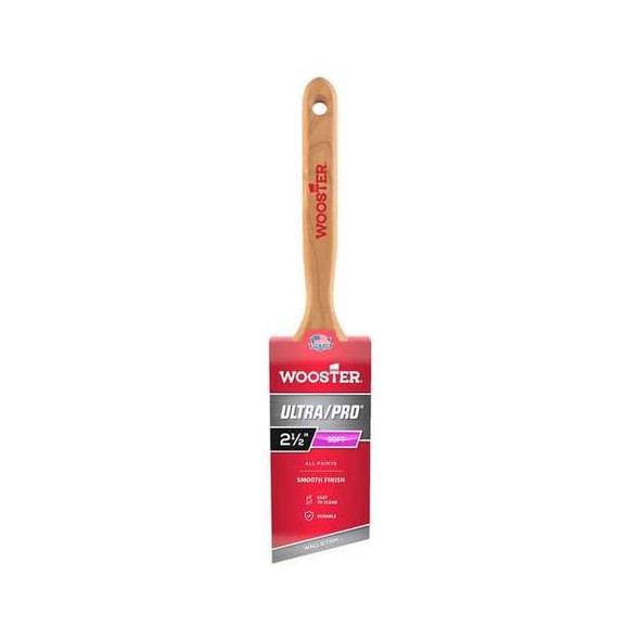 2-1/2" Angle Sash Soft, Nylon Bristle, Paint Brush, Wood Handle