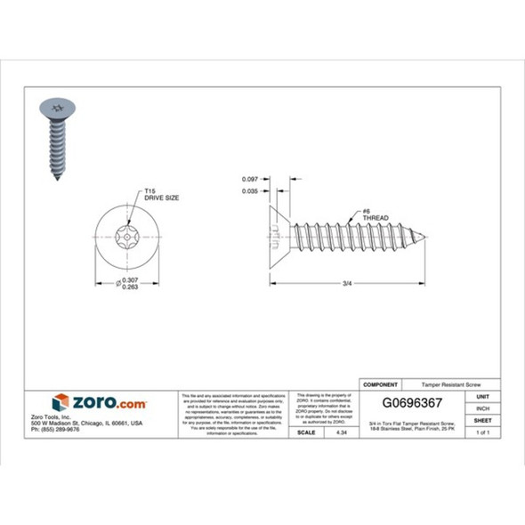 Tamper-Pruf Screws 91776