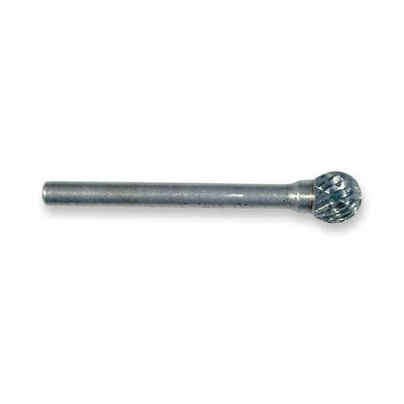 Widia Carbide Bur,Ball,3/8",Double Cut,SD-3L6 M41335