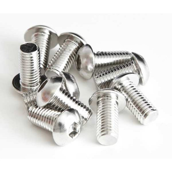 5/16"-18 Socket Head Cap Screw, Button, NL-19 18-8 Stainless Steel, 1 in Length, 25 PK
