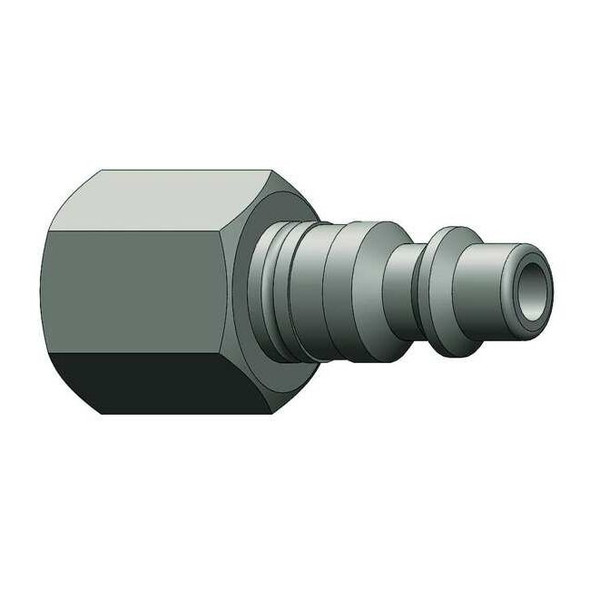 Quick Connect Plug, Industrial, 1/4 in Body, 1/4 in FNPT, 303 Stainless Steel