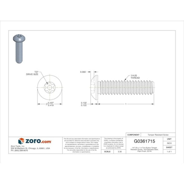 Tamper-Pruf Screws 91270