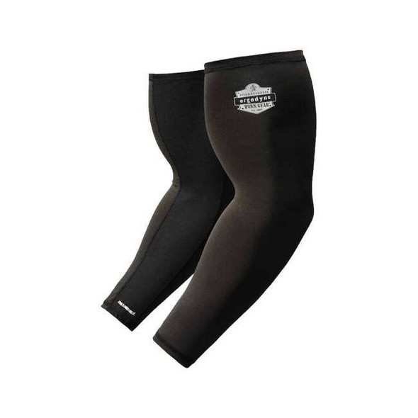 Ergodyne Protective Sleeve, 16 9/10 in Length, Black, 1 PR 6690