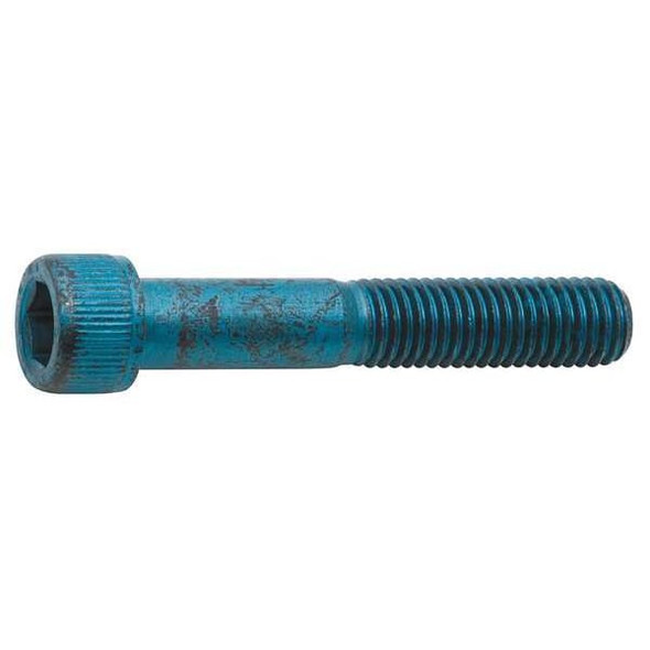 M8-1.25 Socket Head Cap Screw, Socket, Metric Blue Steel, 70 mm Length, 10 PK