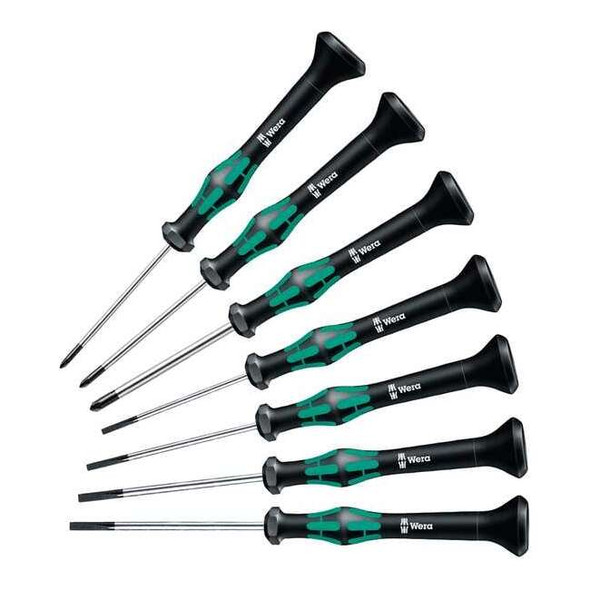 Wera Precision Screwdriver Set,Sl/Ph,7 pcs. 05345271001