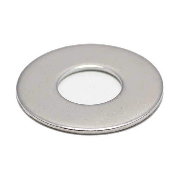 Flat Washer, For Screw Size #12 ,Stainless Steel NL-19 Finish, 25 PK