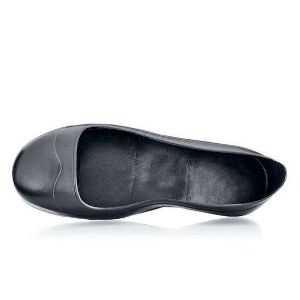 Overshoes, Steel Toe, Rubber, 2 in Height, Pull On Closure, SFC-2 Sole, Black, L  53