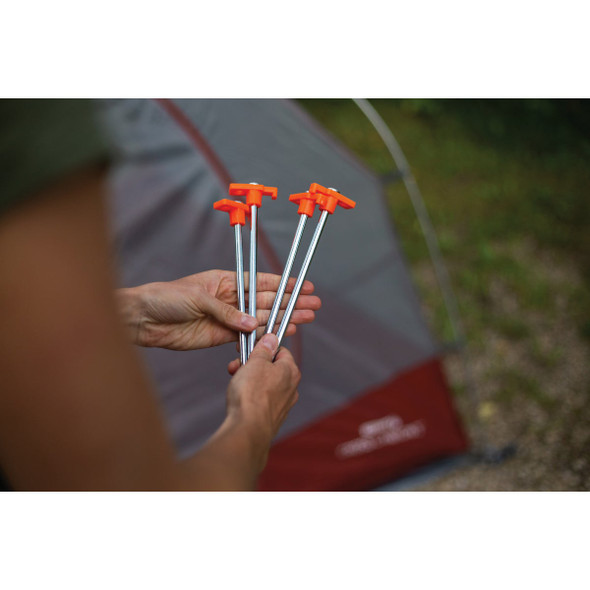 Coghlans 10 In. Steel Tent Nail Peg (4-Pack) 8312 808091