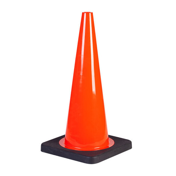 TruForce™ Traffic Cones w/ Rubberized Black Base