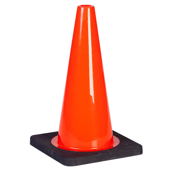 TruForce™ Traffic Cones w/ Rubberized Black Base