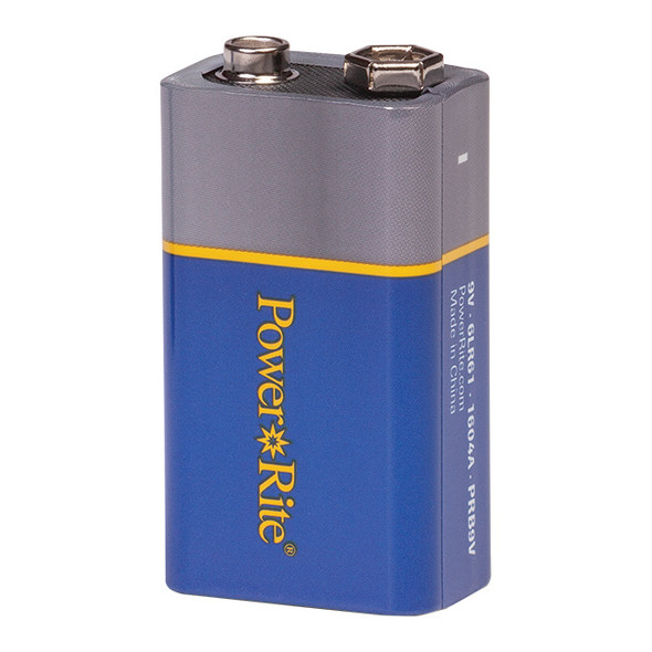 Power Rite® 9V Alkaline Battery, 1/Each
