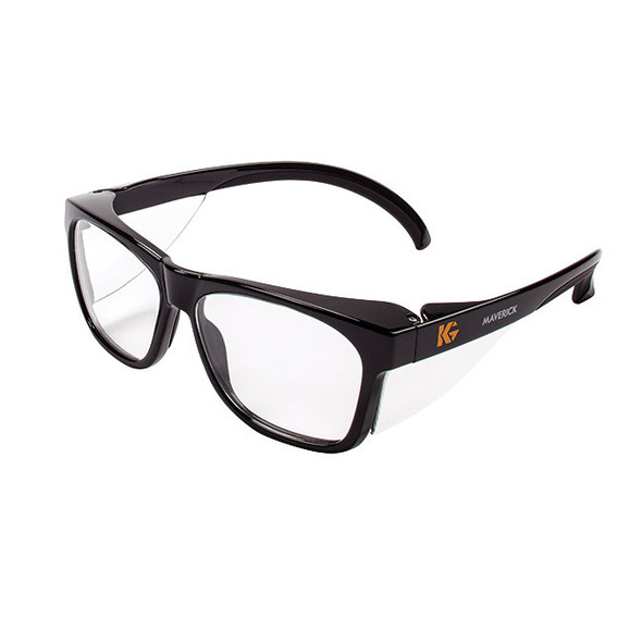 KleenGuard™ Maverick™ Eyewear, Black Frame, Clear Anti-Fog Lens, 1/Each