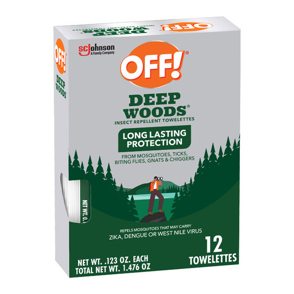 SC Johnson® OFF!® Deep Woods® Insect Repellent Towelettes