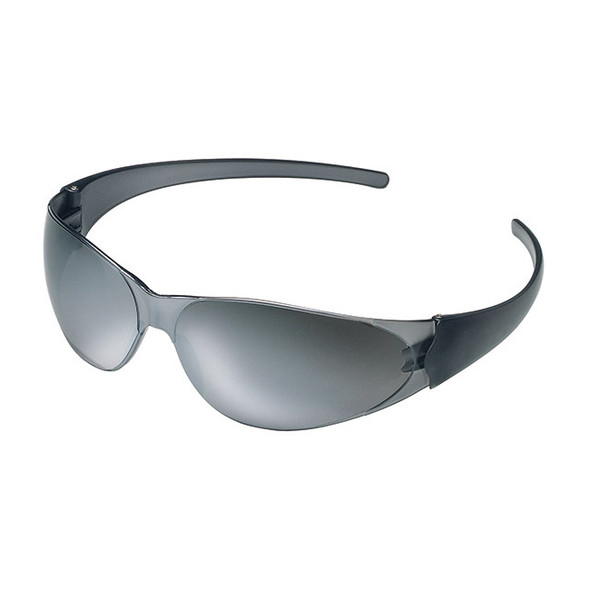 MCR Safety® CK1 Series Eyewear, Silver Frame, Silver Mirror Lens, 1/Each