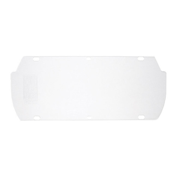 MCR Safety® Double Matrix Acetate Face Shield, Flat, Clear, 1/Each