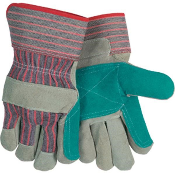 MCR Safety® Industry Standard Leather Palm Gloves, Gunn Pattern