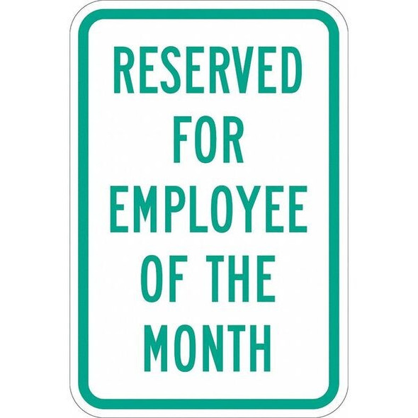 Lyle Employee Parking Sign,18" x 12, T1-1039-EG_12x18 T1-1039-EG_12x18