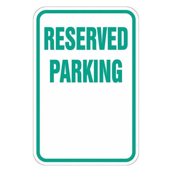 Lyle Reserved Parking Sign,18" x 12, T1-1186-EG_12x18 T1-1186-EG_12x18