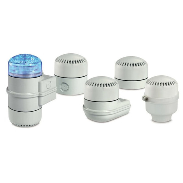 Federal Signal Base,Gray,LED SLMBD-012-024GY