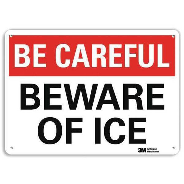Lyle Safety Sign,10 inx14 in,Plastic U7-1004-NP_14X10