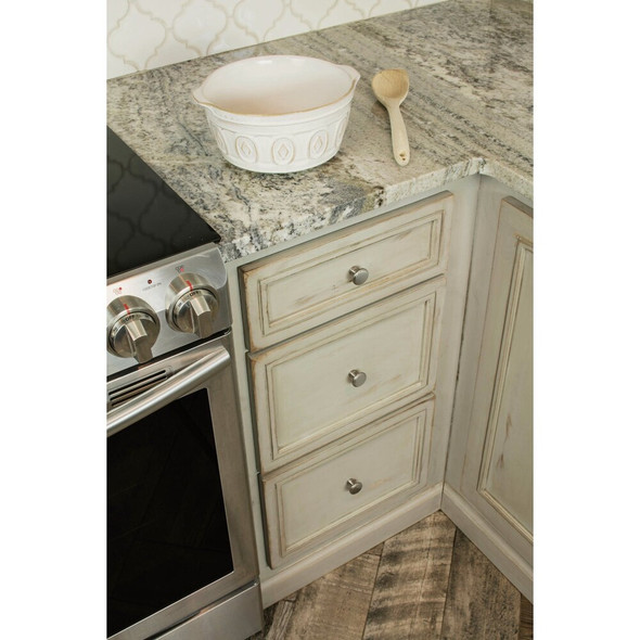 KasaWare 1-3-16 In. Dia. Satin Nickel Cabinet Knob (10-Pack) K997SN-10 255433