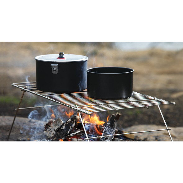 Coghlans 12 In. W. x 24 In. L. Nickel-Plated Metal Camp Grill Coghlans 12 In. W. x 24 In. L. Nickel-Plated Metal Camp Grill