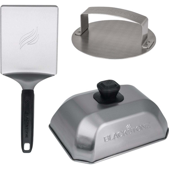 Blackstone Stainless Steel 3-Piece Burger Kit 5462