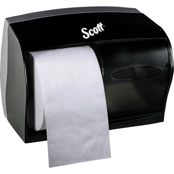 Kimberly Clark Scott Essential Coreless SRB Double Roll Toilet Paper Dispenser Kimberly Clark Scott Essential Coreless SRB Double Roll Toilet Paper Dispenser