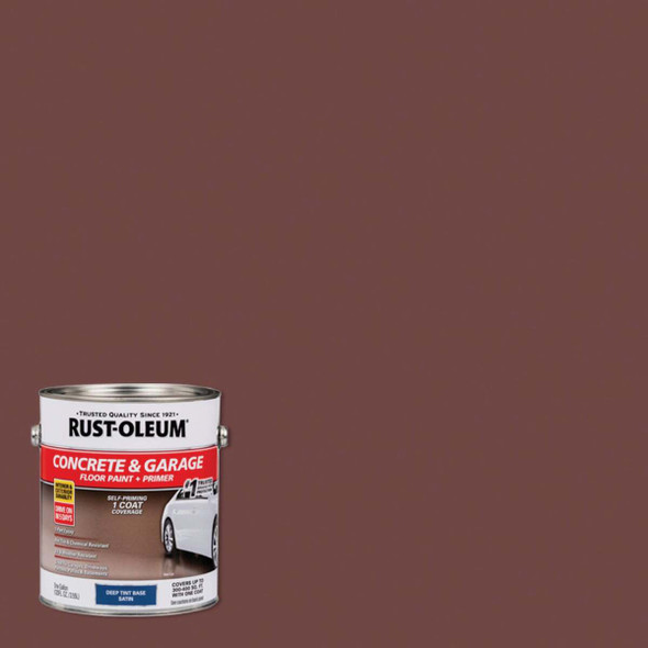 Rust-Oleum Concrete & Garage Floor Paint & Primer, 1 Gal., Deep Base 319550