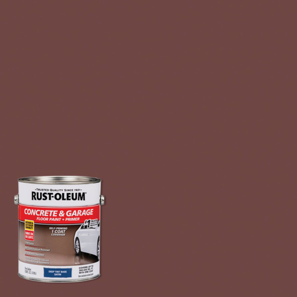 Rust-Oleum Concrete & Garage Floor Paint & Primer, 1 Gal., Deep Base 319550