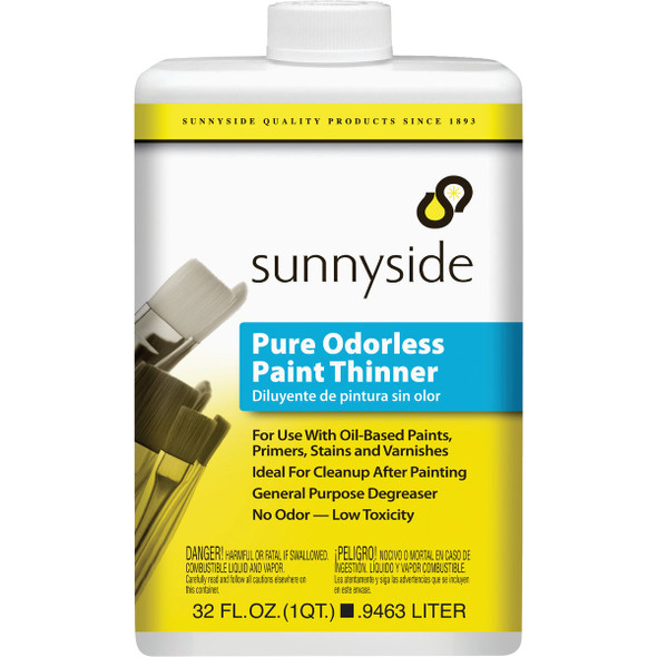 Sunnyside 1 Quart Odorless Paint Thinner 70532
