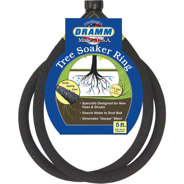 Dramm ColorStorm 5/8 In. Dia. x 5 Ft. L. Soaker Hose Ring Dramm ColorStorm 5/8 In. Dia. x 5 Ft. L. Soaker Hose Ring