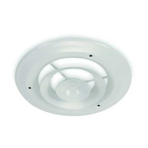 Manufacturer Varies 10 in Round Step-Down Diffuser, White 4JRL1