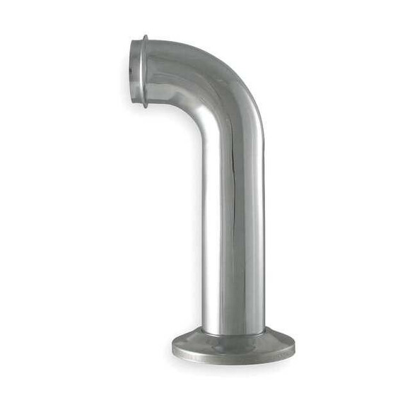 Manufacturer Varies 1-1/2 Dia, Brass, Chrome/Brass, Kitchen, Wall Tube 1PNN9