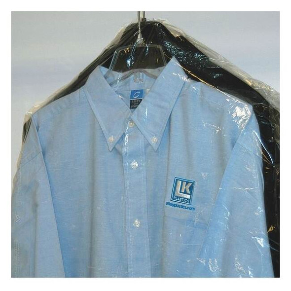 Manufacturer Varies Garment Bags, 38" x 21", 0.6 mil, Clear, None, 510 PK 5DTU8
