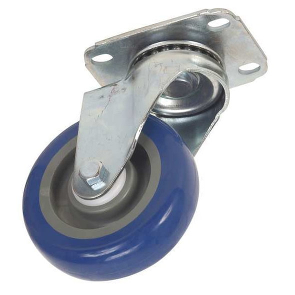 Manufacturer Varies Swivel NSF-Listed Plate Caster,Poly,3-1/2 in.,250 lb. 1G095