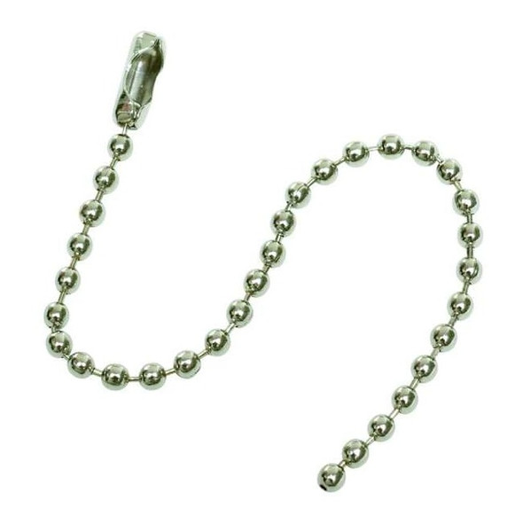Manufacturer Varies Beaded Chain,4 1/2 in L,Iron,PK100 2YB23