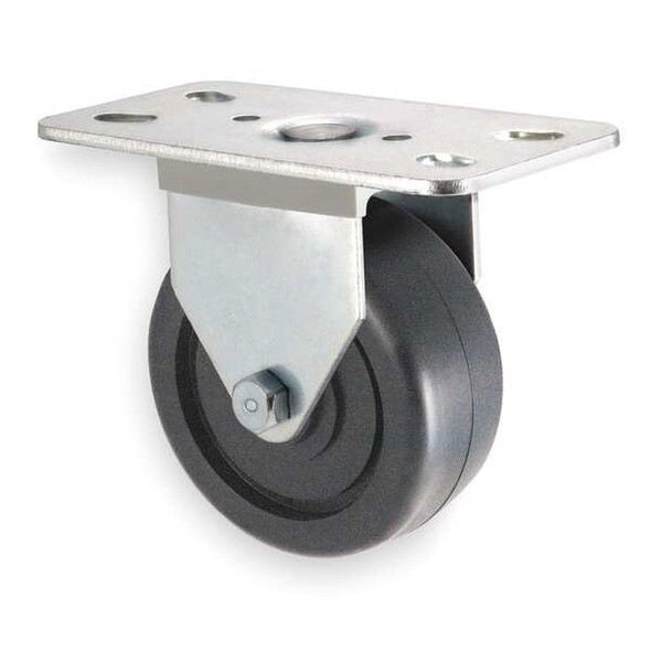Manufacturer Varies Rgd Plat Castr,Polyolfin,2-1/2 in,175 lb 1UKT6
