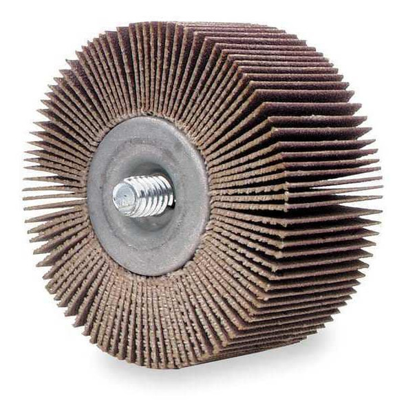 Merit Flap Wheel,AO,1x1x1/4-20 Shank,120G 08834131576